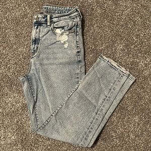 Acid Wash AE Mom Jeans - Size 4